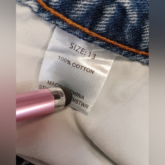 A Fashion Nova Embroider Lets Ride Western Boot Convertable Straight Leg Jeans - Picture 14 of 16